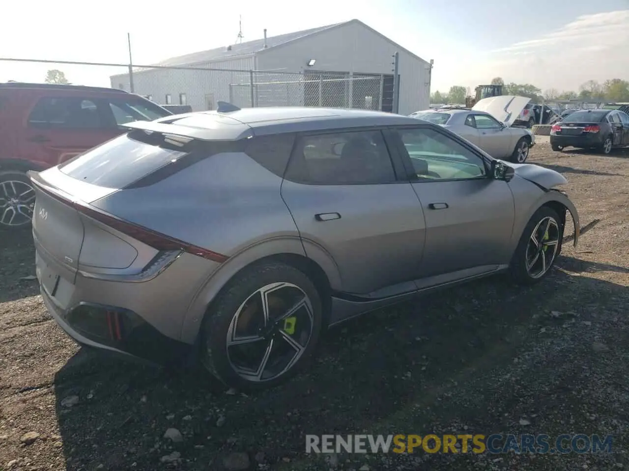 3 fotografías del automóvil dañado KNDC5DLE8R5220712 KIA EV6 GT 2024