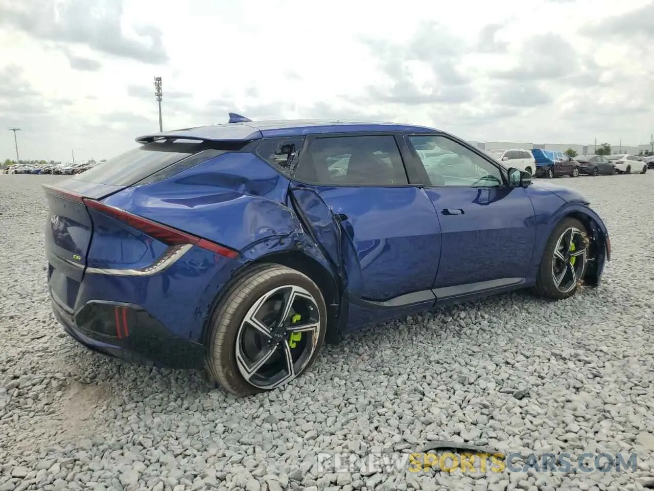 3 fotografías del automóvil dañado KNDC5DLE9R5219763 KIA EV6 GT 2024