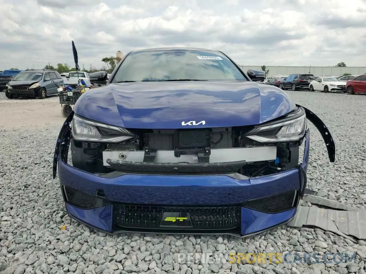 5 fotografías del automóvil dañado KNDC5DLE9R5219763 KIA EV6 GT 2024