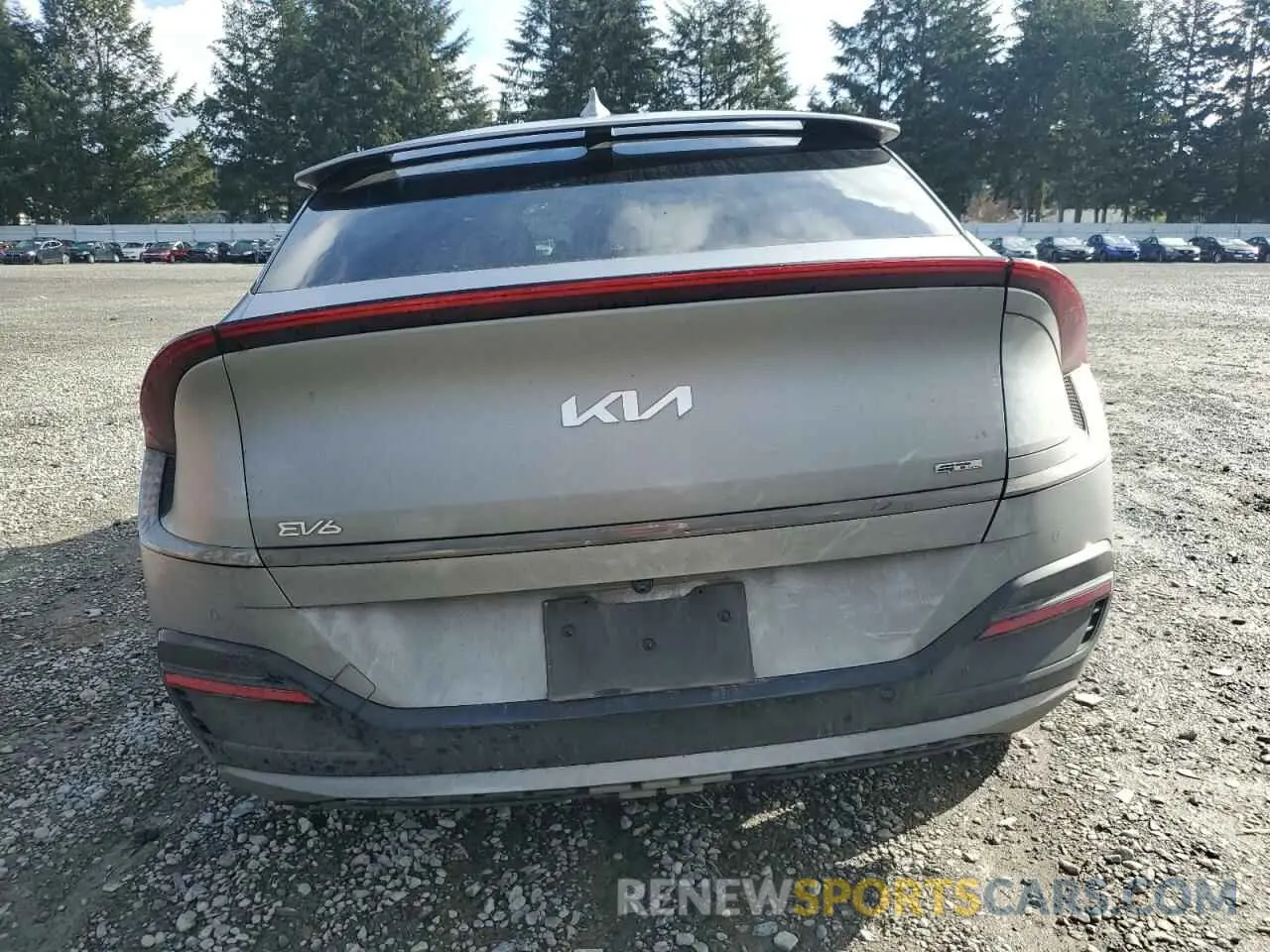 6 fotografías del automóvil dañado KNDC4DLC1N5062161 KIA EV6 GT LIN 2022