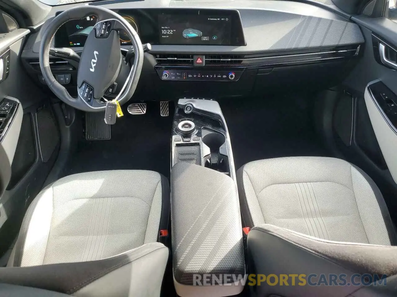 8 fotografías del automóvil dañado KNDC4DLC1N5062161 KIA EV6 GT LIN 2022