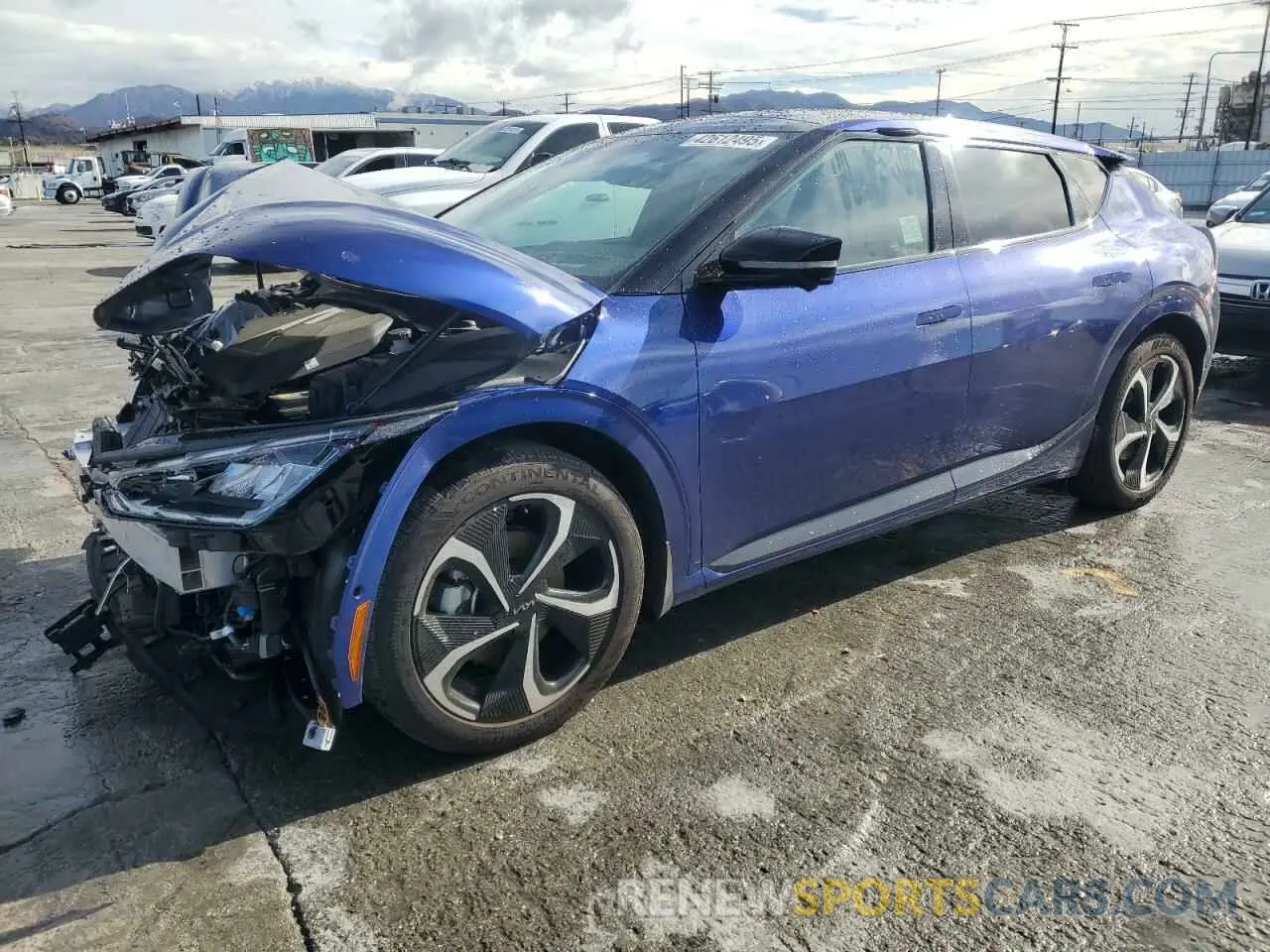 1 fotografías del automóvil dañado KNDC4DLCXR5203055 KIA EV6 GT LIN 2024