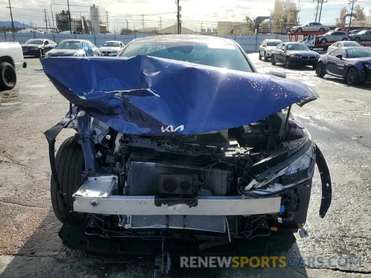 5 fotografías del automóvil dañado KNDC4DLCXR5203055 KIA EV6 GT LIN 2024