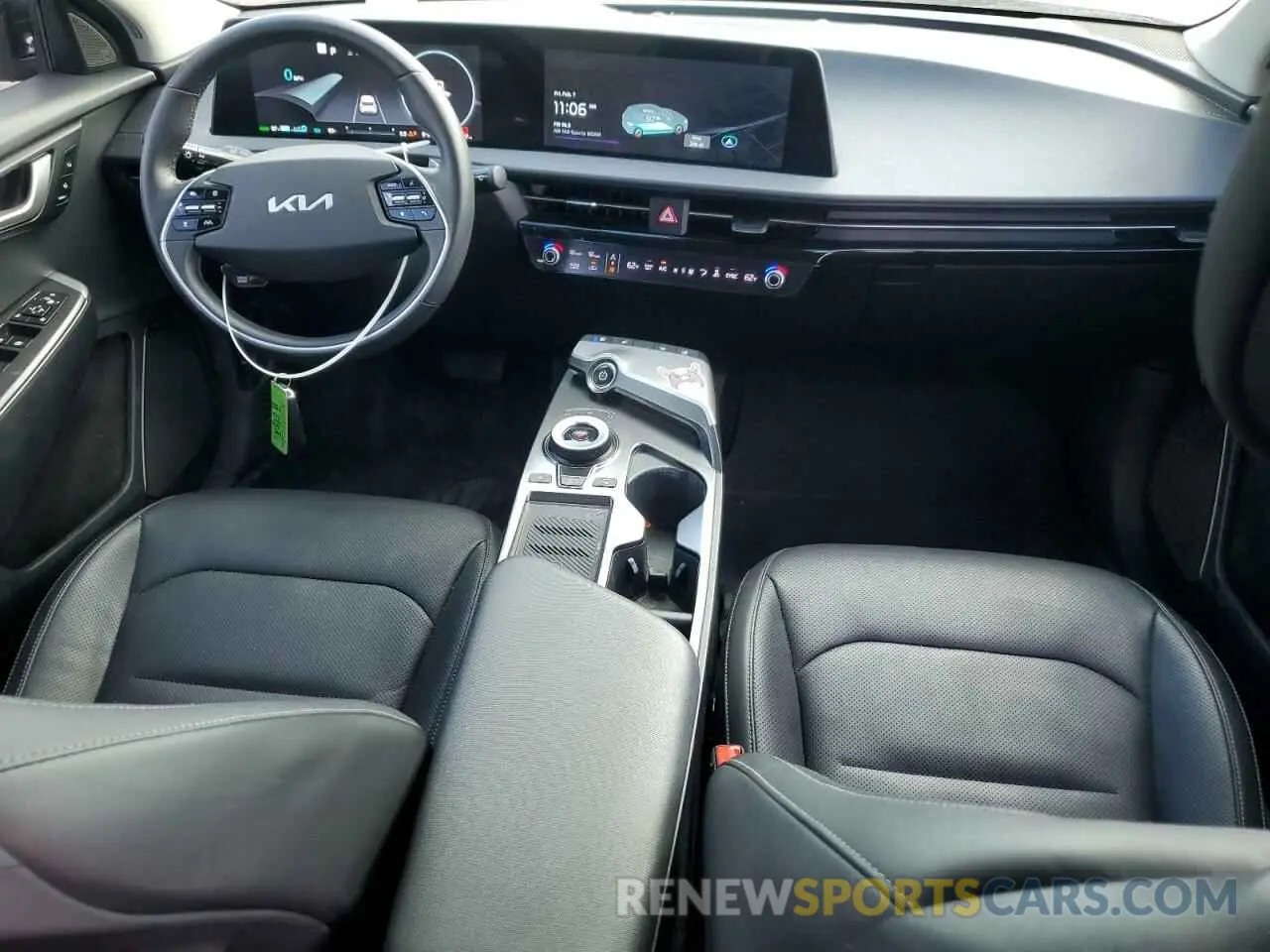 8 fotografías del automóvil dañado KNDC34LA2N5060355 KIA EV6 LIGHT 2022