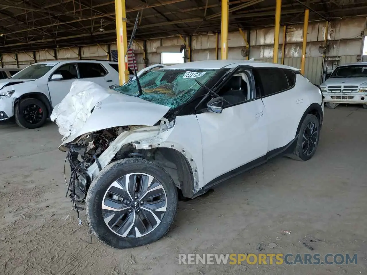 1 fotografías del automóvil dañado KNDC34LB6N5078401 KIA EV6 LIGHT 2022
