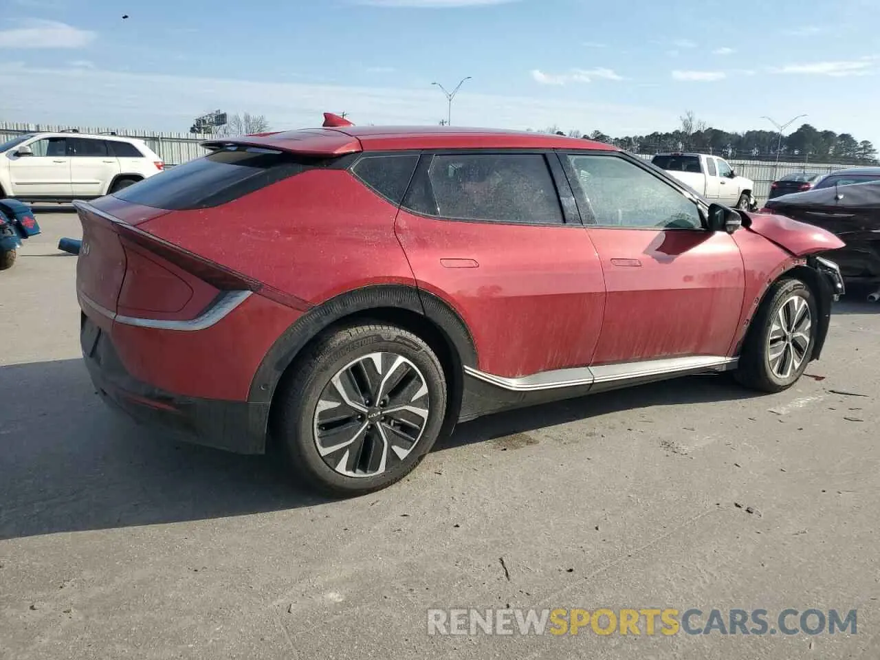 3 fotografías del automóvil dañado KNDC3DLC3N5035790 KIA EV6 LIGHT 2022