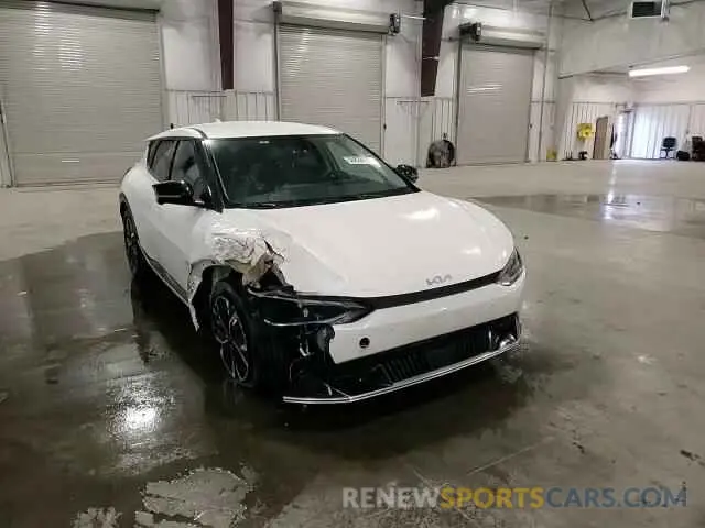 12 fotografías del automóvil dañado KNDC3DLCXN5079933 KIA EV6 LIGHT 2022