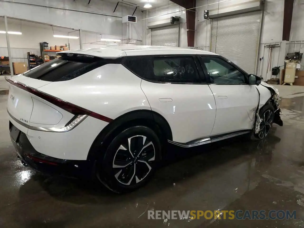 3 fotografías del automóvil dañado KNDC3DLCXN5079933 KIA EV6 LIGHT 2022