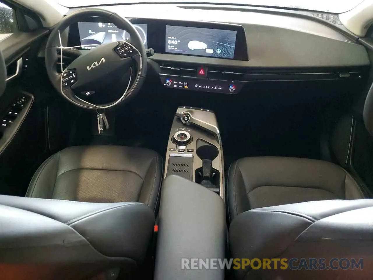 8 fotografías del automóvil dañado KNDC34LA9P5128895 KIA EV6 LIGHT 2023