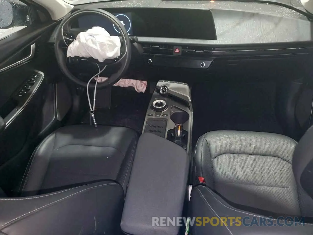 8 fotografías del automóvil dañado KNDC34LA2R5192134 KIA EV6 LIGHT 2024