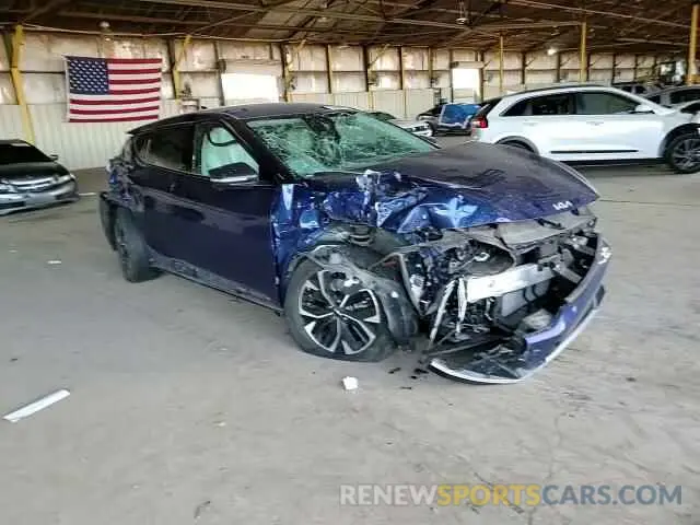 13 fotografías del automóvil dañado KNDC34LA2R5615097 KIA EV6 LIGHT 2024