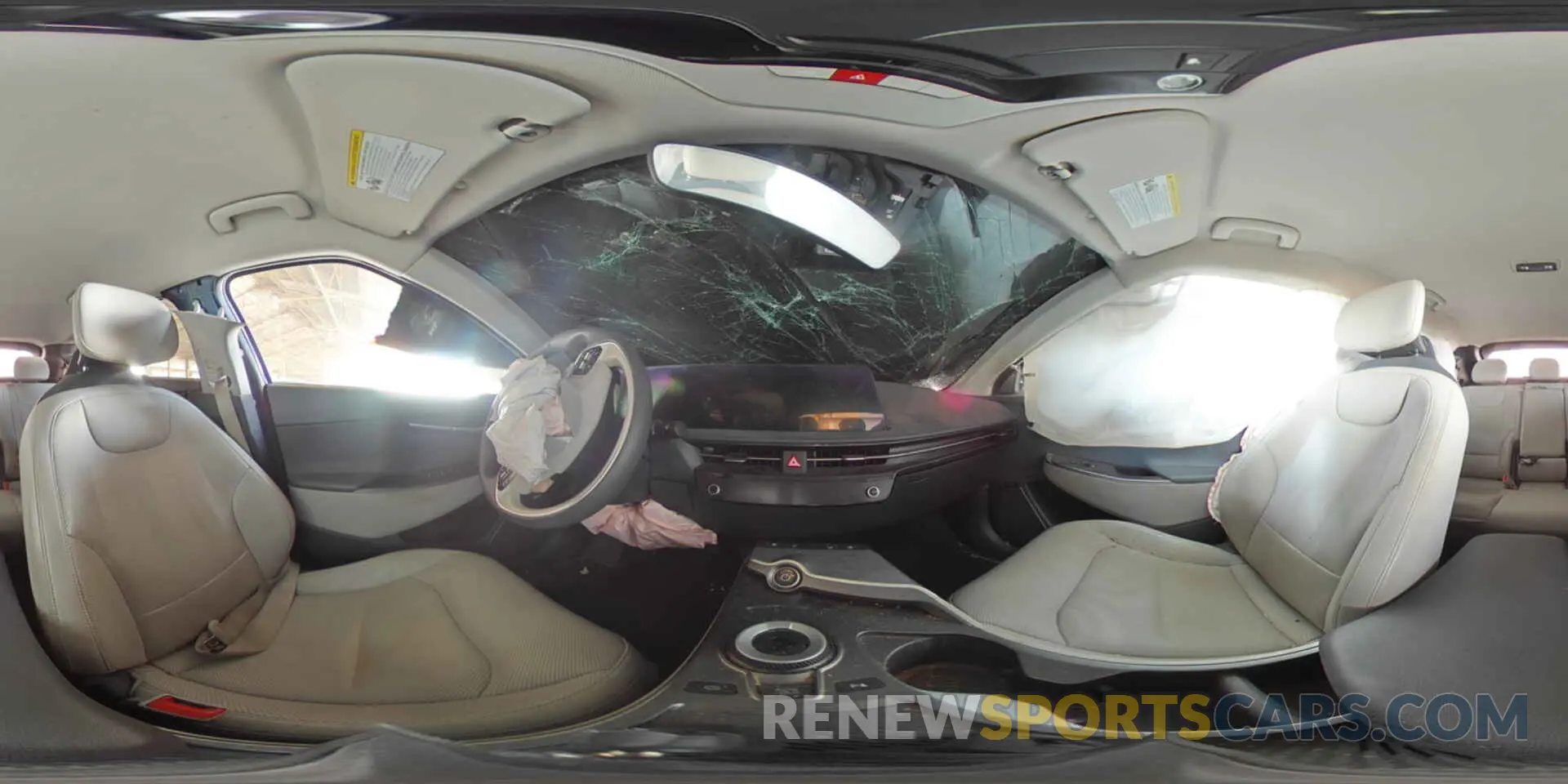 14 fotografías del automóvil dañado KNDC34LA2R5615097 KIA EV6 LIGHT 2024