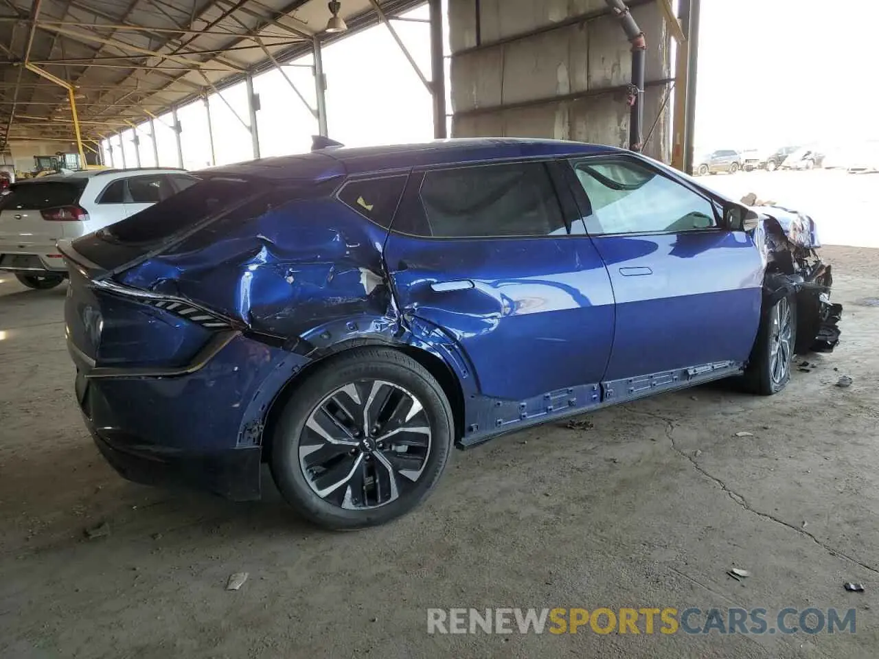 3 fotografías del automóvil dañado KNDC34LA2R5615097 KIA EV6 LIGHT 2024
