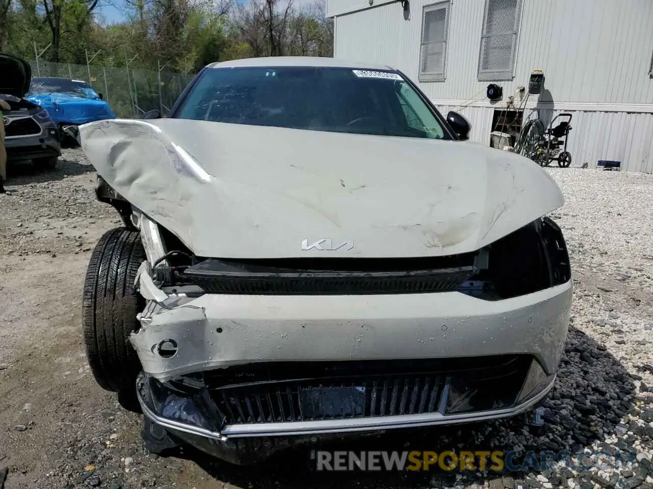 5 fotografías del automóvil dañado KNDC34LA3R5198783 KIA EV6 LIGHT 2024