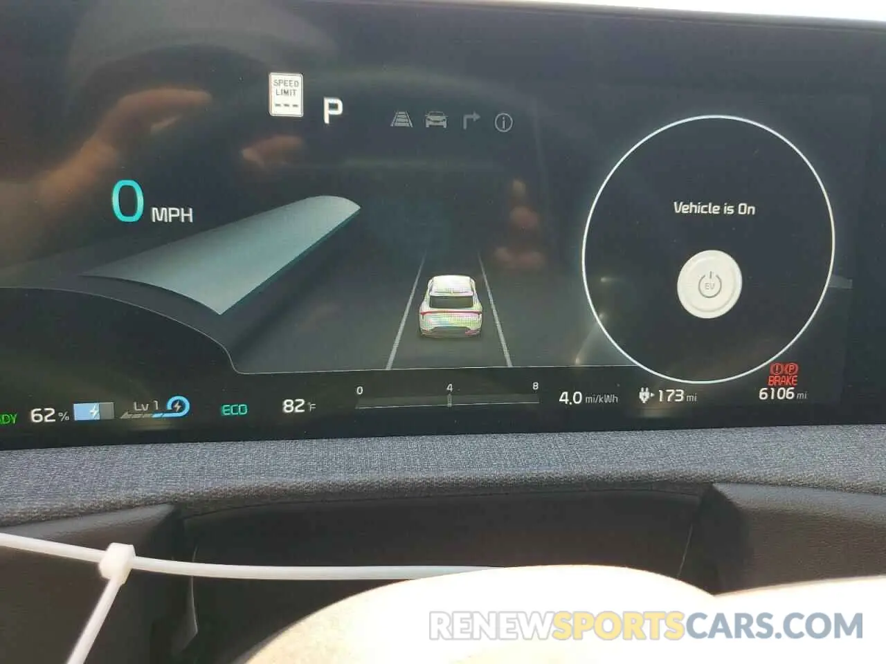 9 fotografías del automóvil dañado KNDC34LA4R5220287 KIA EV6 LIGHT 2024