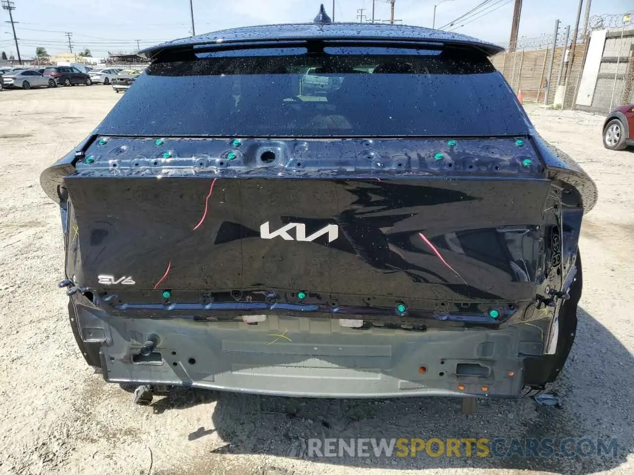 6 fotografías del automóvil dañado KNDC34LA4R5220371 KIA EV6 LIGHT 2024
