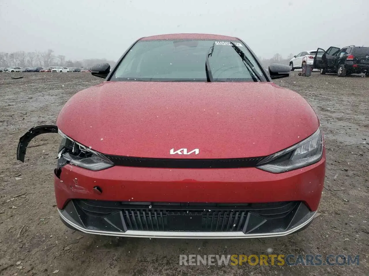 5 fotografías del automóvil dañado KNDC34LA7R5198611 KIA EV6 LIGHT 2024