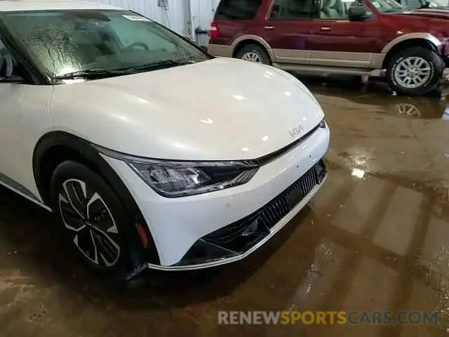 15 fotografías del automóvil dañado KNDC34LA8R5619722 KIA EV6 LIGHT 2024