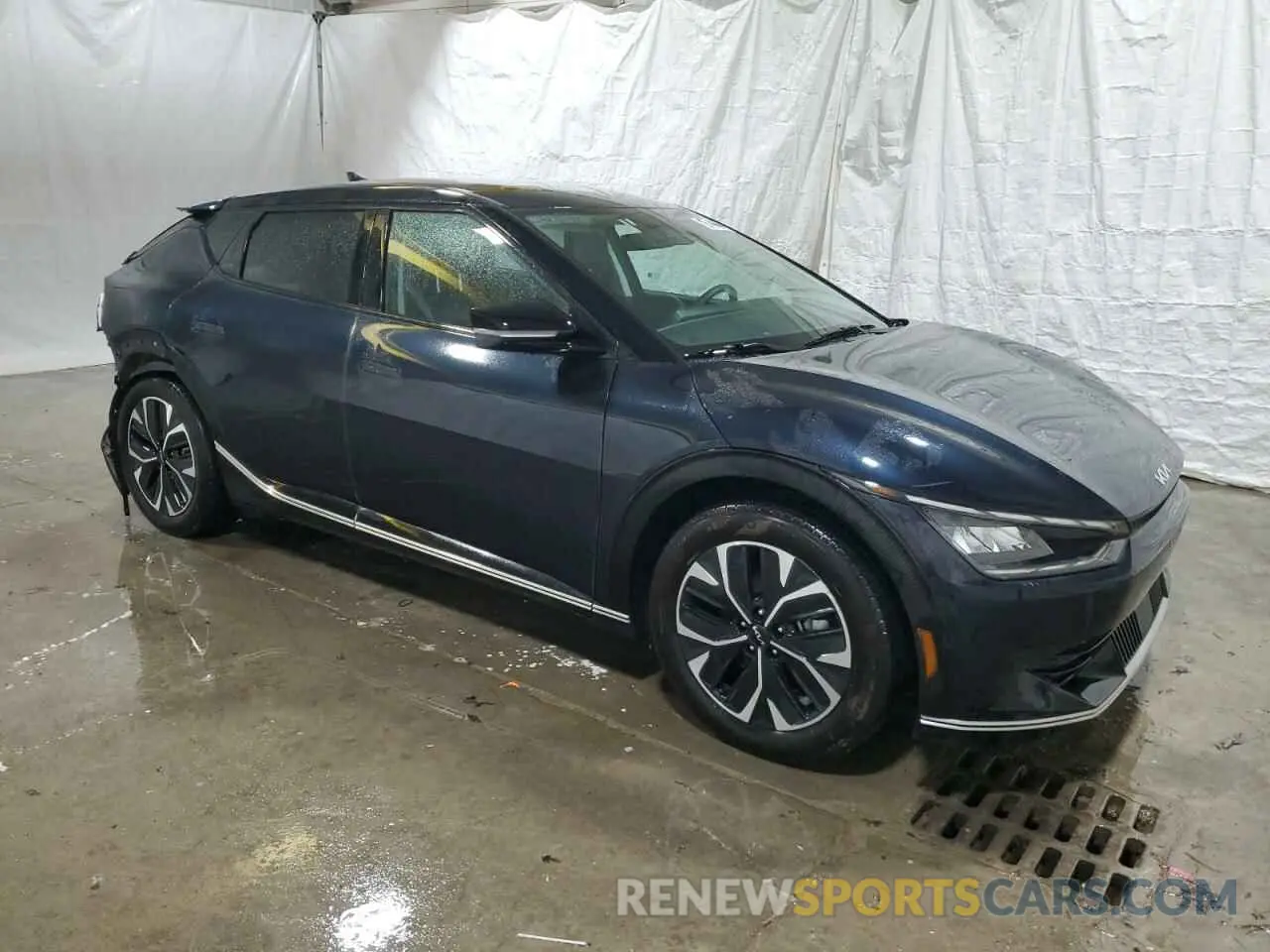 4 fotografías del automóvil dañado KNDC34LA9R5205476 KIA EV6 LIGHT 2024