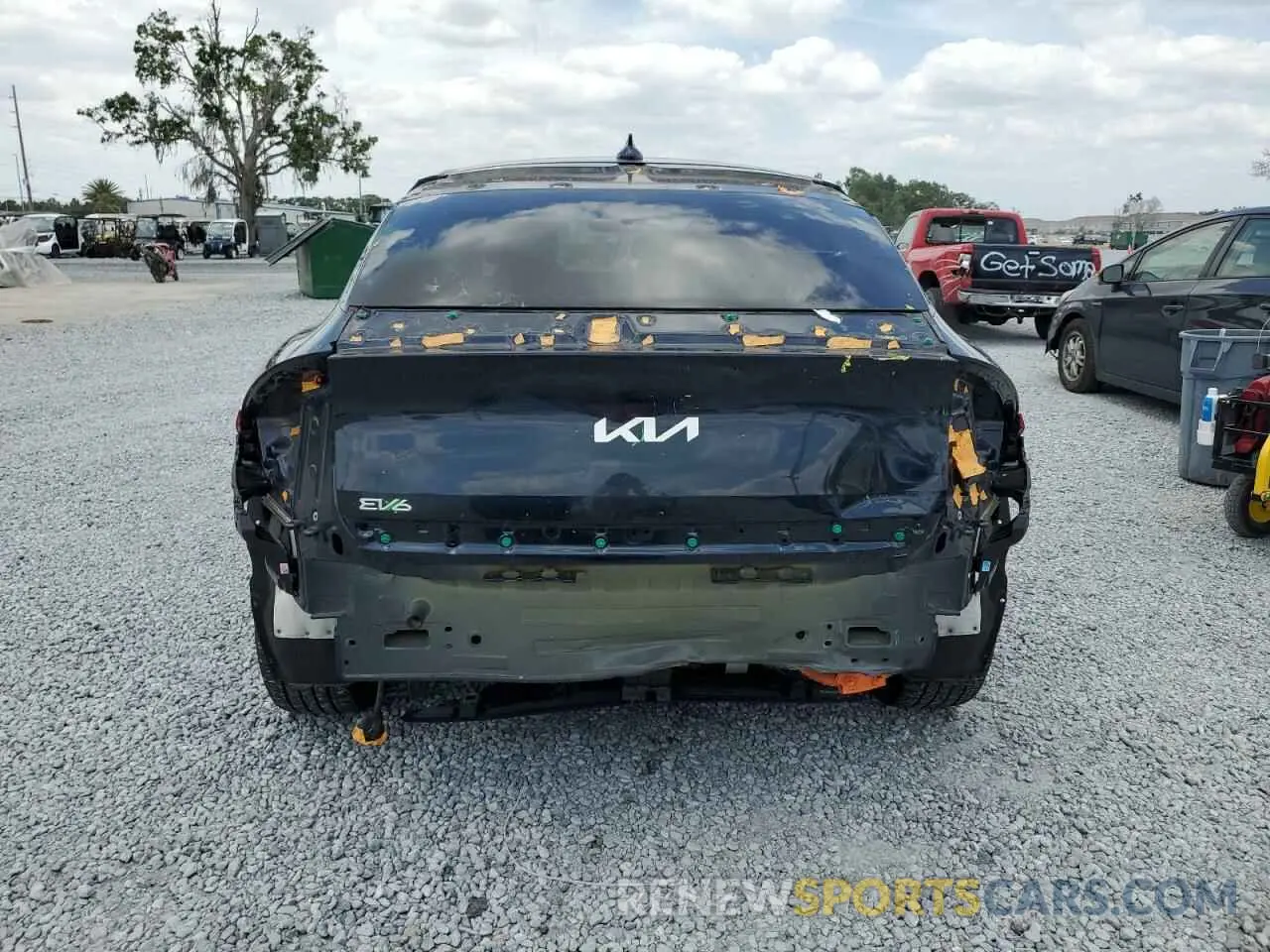 6 fotografías del automóvil dañado KNDC34LAXR5166820 KIA EV6 LIGHT 2024