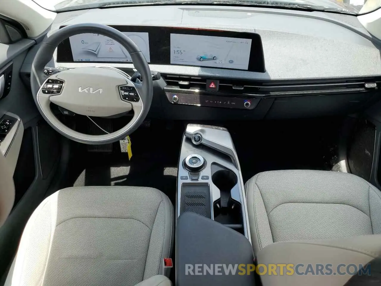 8 fotografías del automóvil dañado KNDC34LAXR5166820 KIA EV6 LIGHT 2024