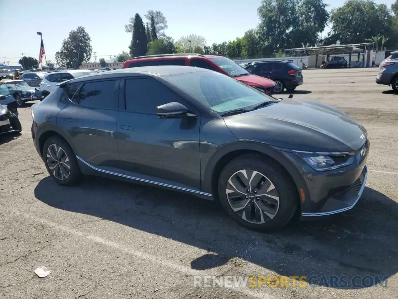 4 fotografías del automóvil dañado KNDC34LAXR5622511 KIA EV6 LIGHT 2024