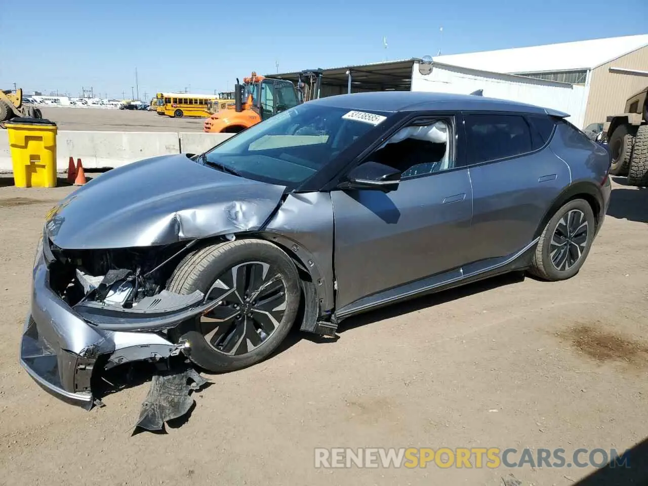 1 fotografías del automóvil dañado KNDC3DLC8R5203168 KIA EV6 LIGHT 2024