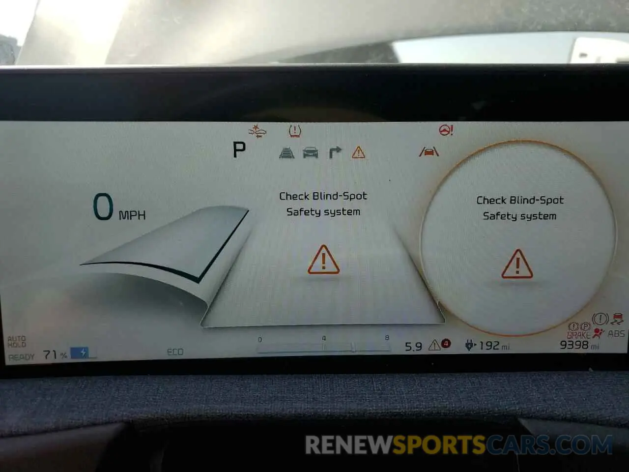 9 fotografías del automóvil dañado KNDC3DLC8R5203168 KIA EV6 LIGHT 2024