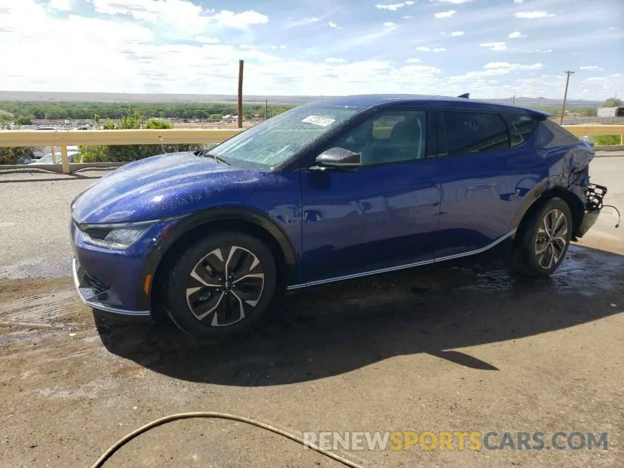 1 fotografías del automóvil dañado KNDC3DLCXR5159657 KIA EV6 LIGHT 2024