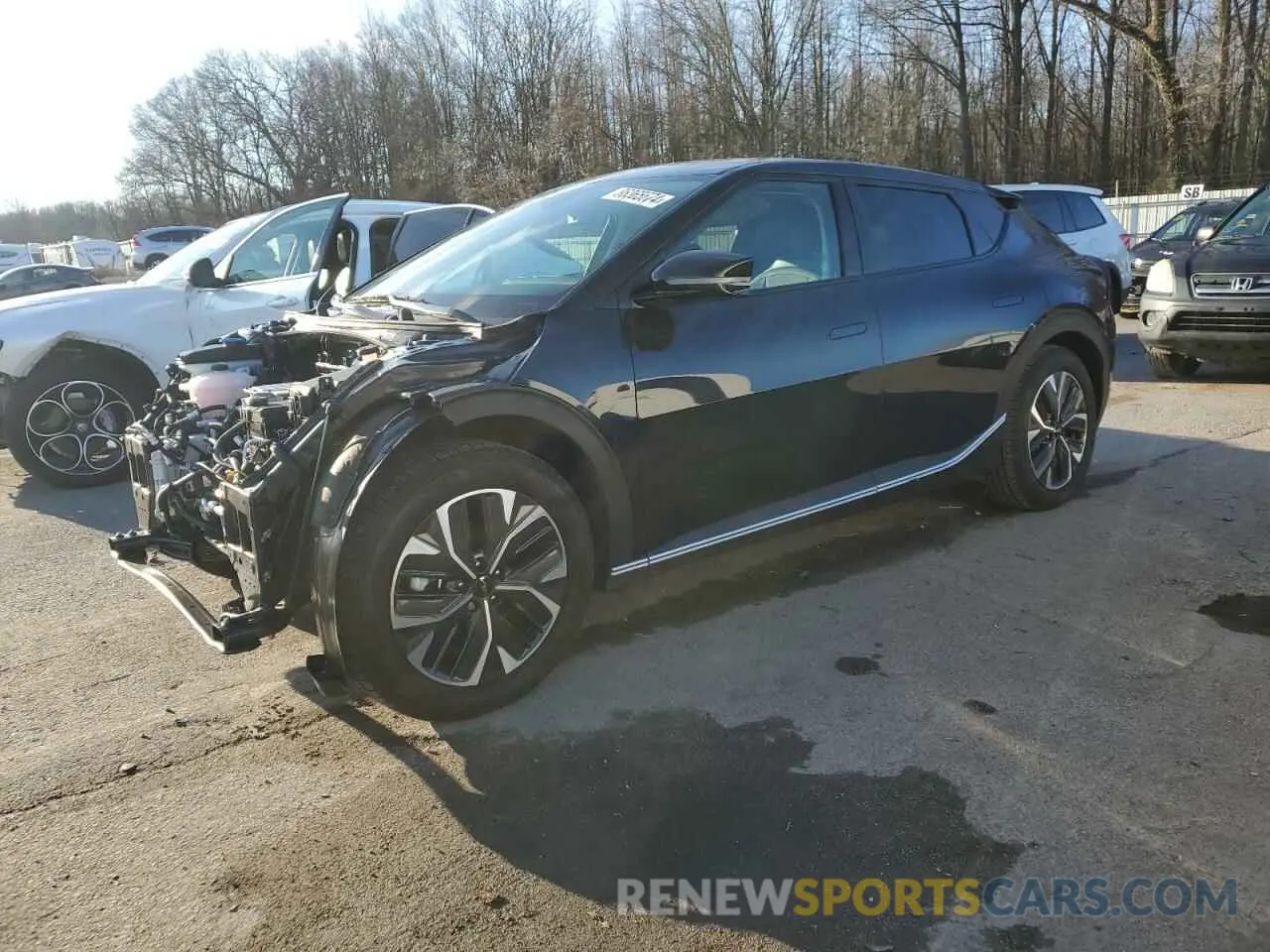 1 fotografías del automóvil dañado KNDC3DLCXR5221137 KIA EV6 LIGHT 2024