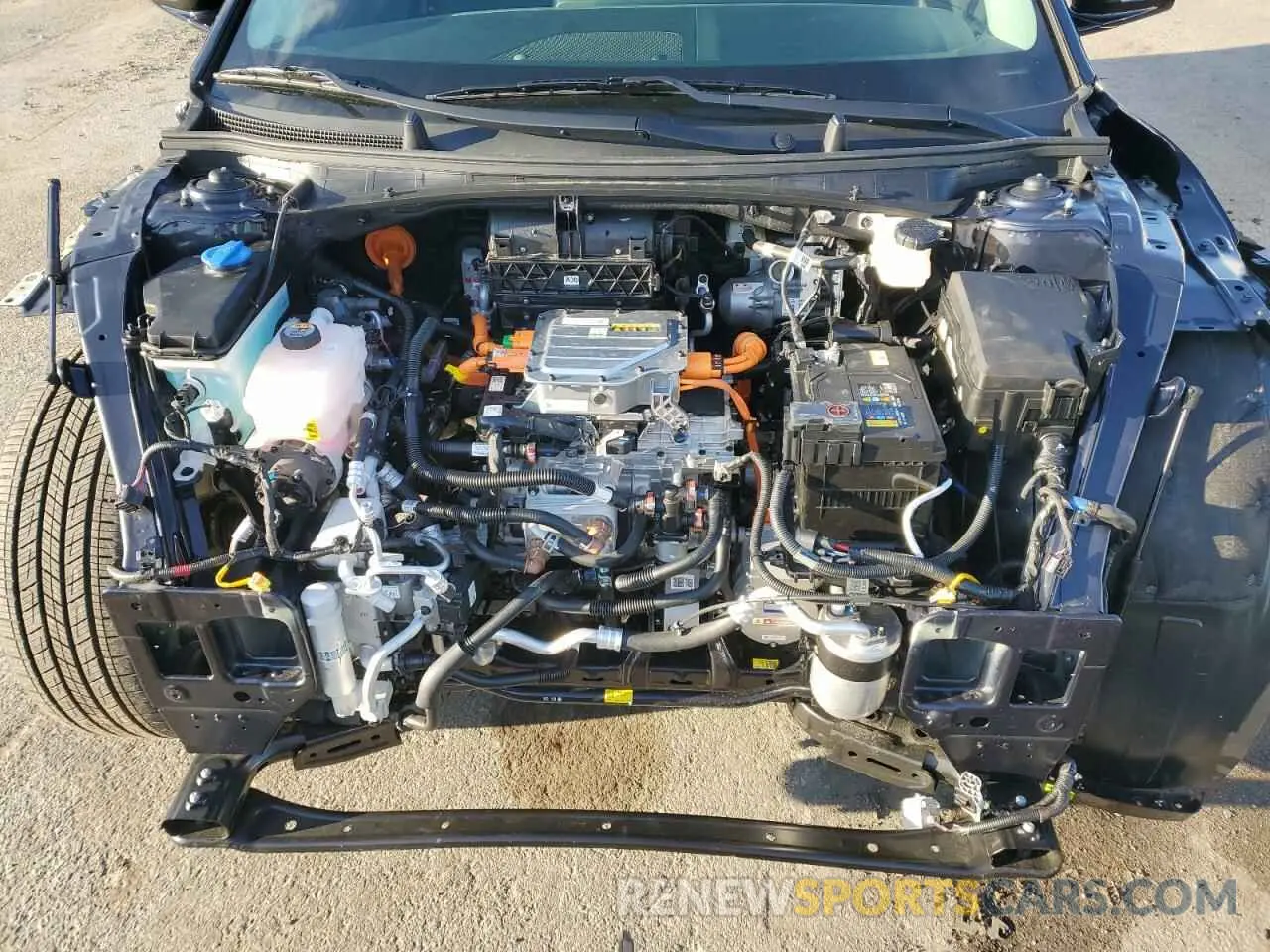 11 fotografías del automóvil dañado KNDC3DLCXR5221137 KIA EV6 LIGHT 2024