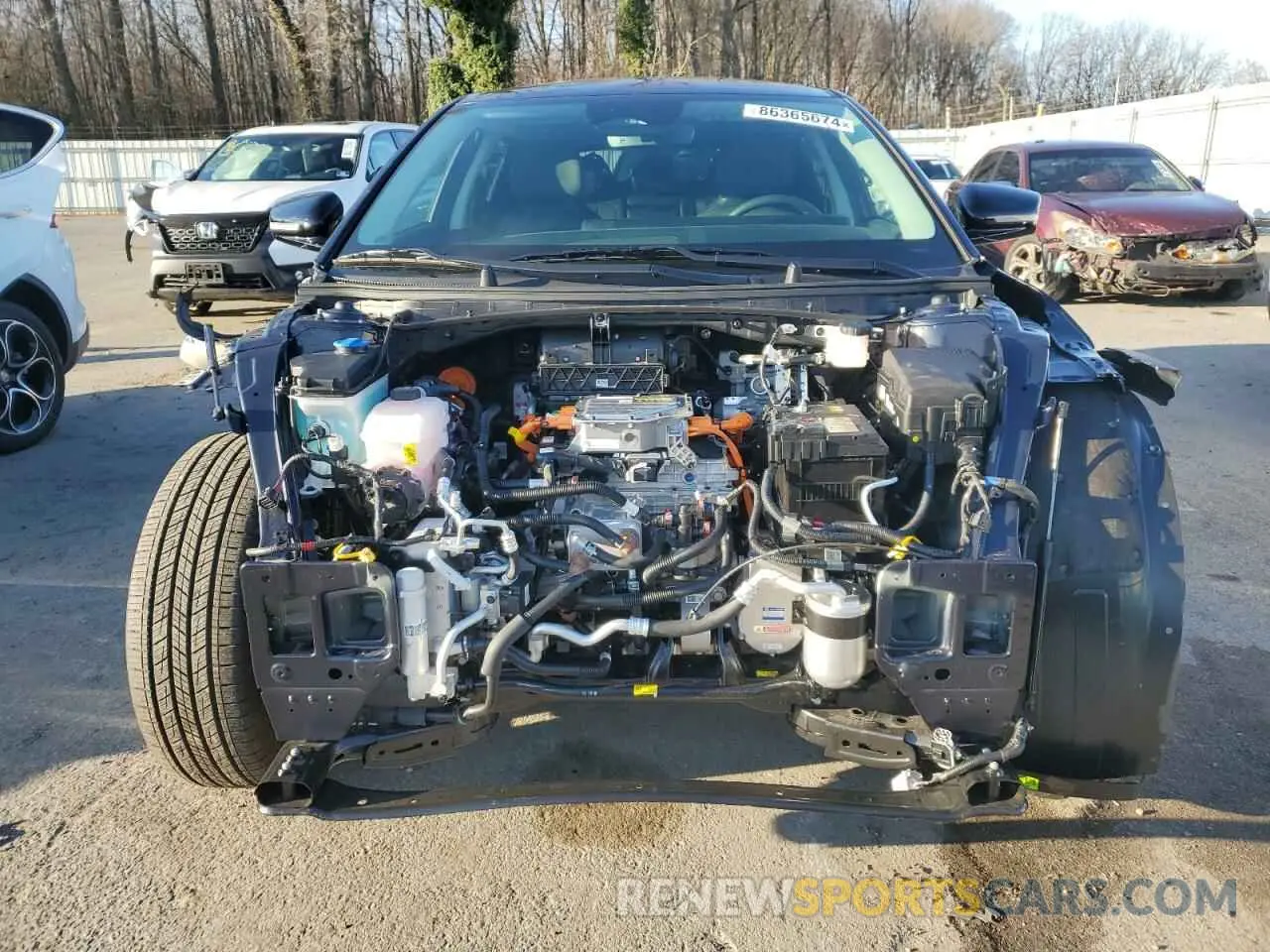 5 fotografías del automóvil dañado KNDC3DLCXR5221137 KIA EV6 LIGHT 2024