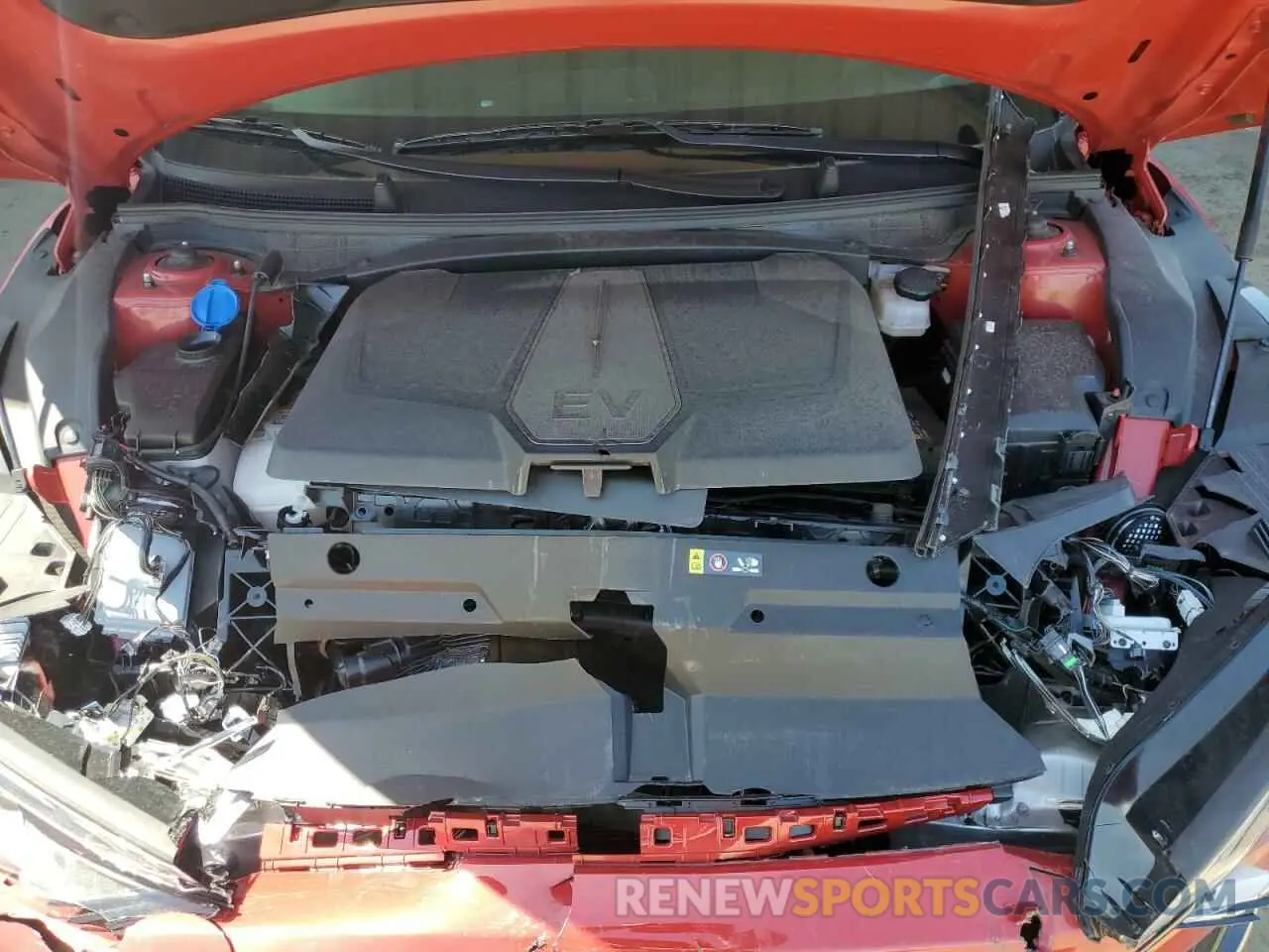 11 fotografías del automóvil dañado KNDC3DLCXR5618895 KIA EV6 LIGHT 2024