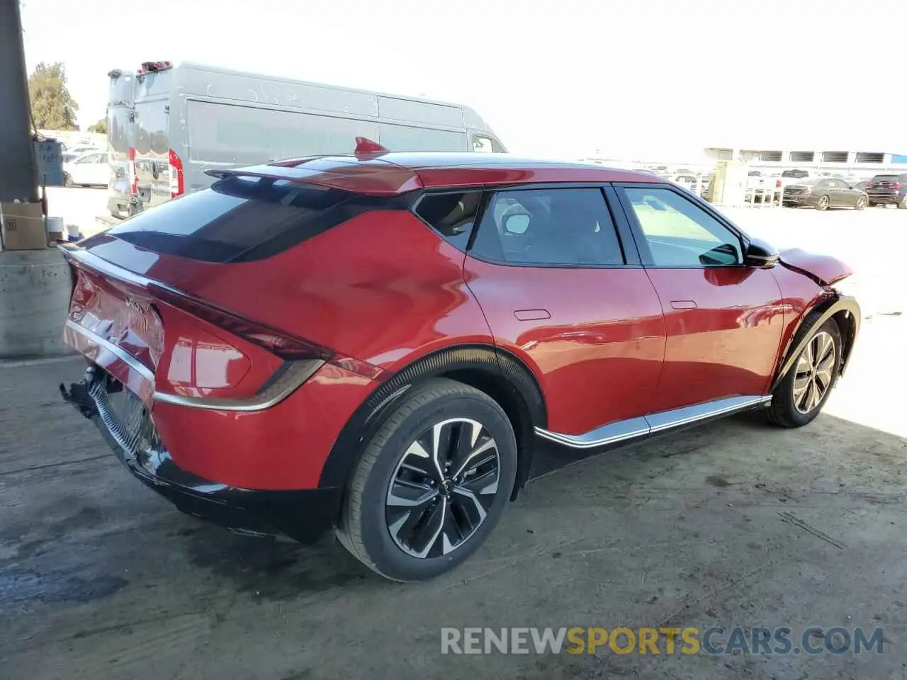 3 fotografías del automóvil dañado KNDC3DLCXR5618895 KIA EV6 LIGHT 2024