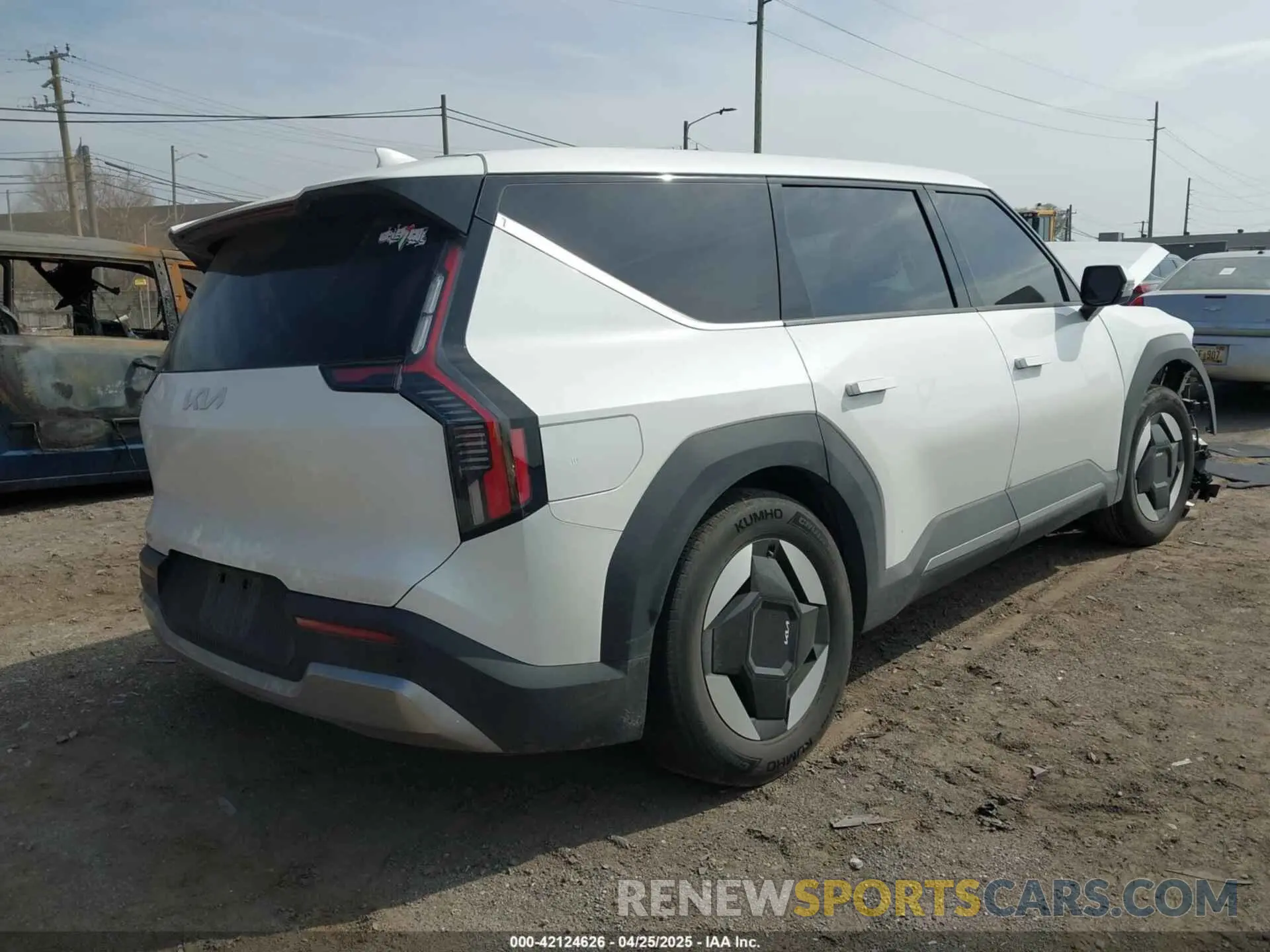 4 fotografías del automóvil dañado KNDAB5S15R6033023 KIA EV9 2024