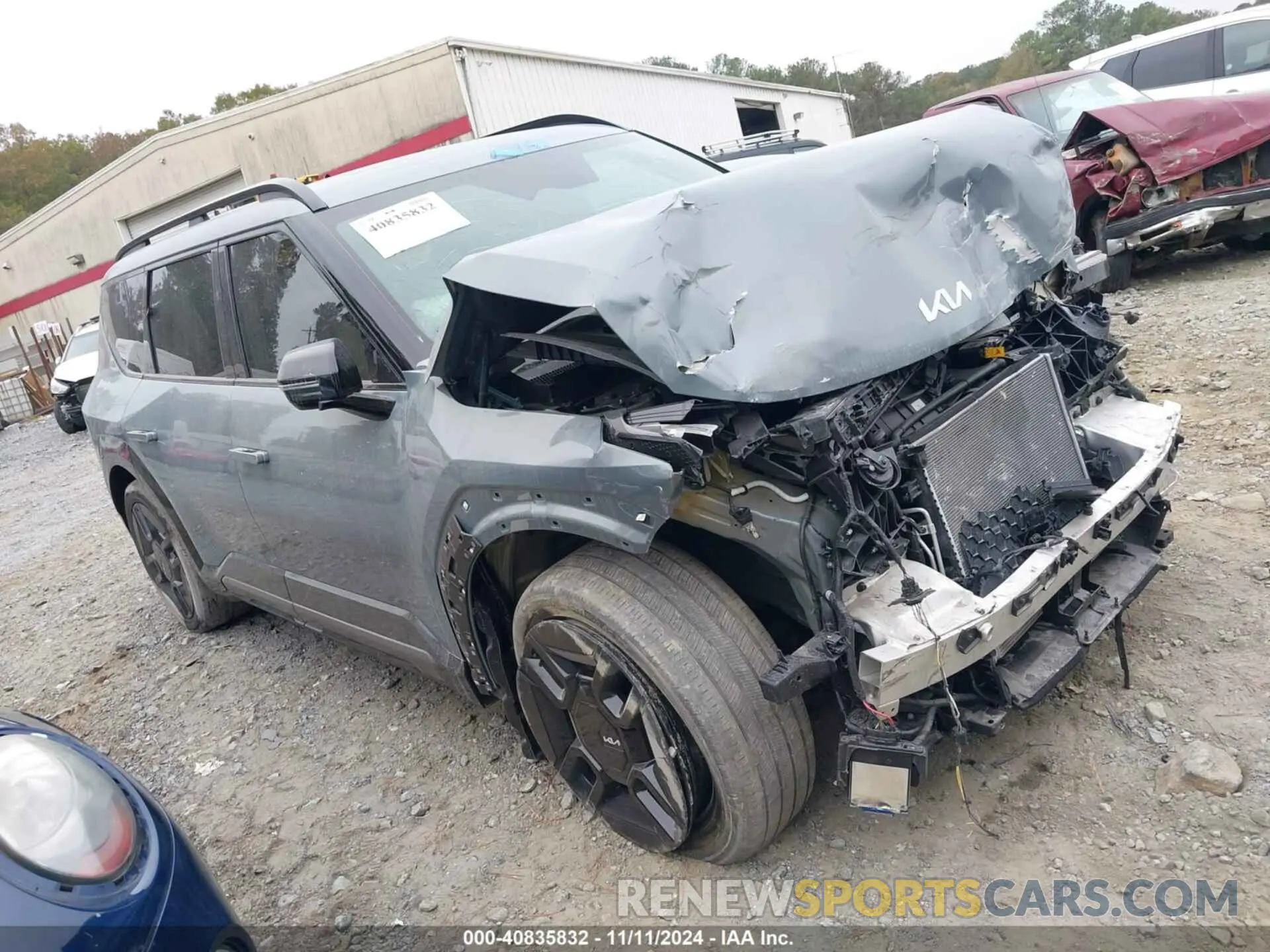 1 fotografías del automóvil dañado KNDAEFS54R6030209 KIA EV9 2024