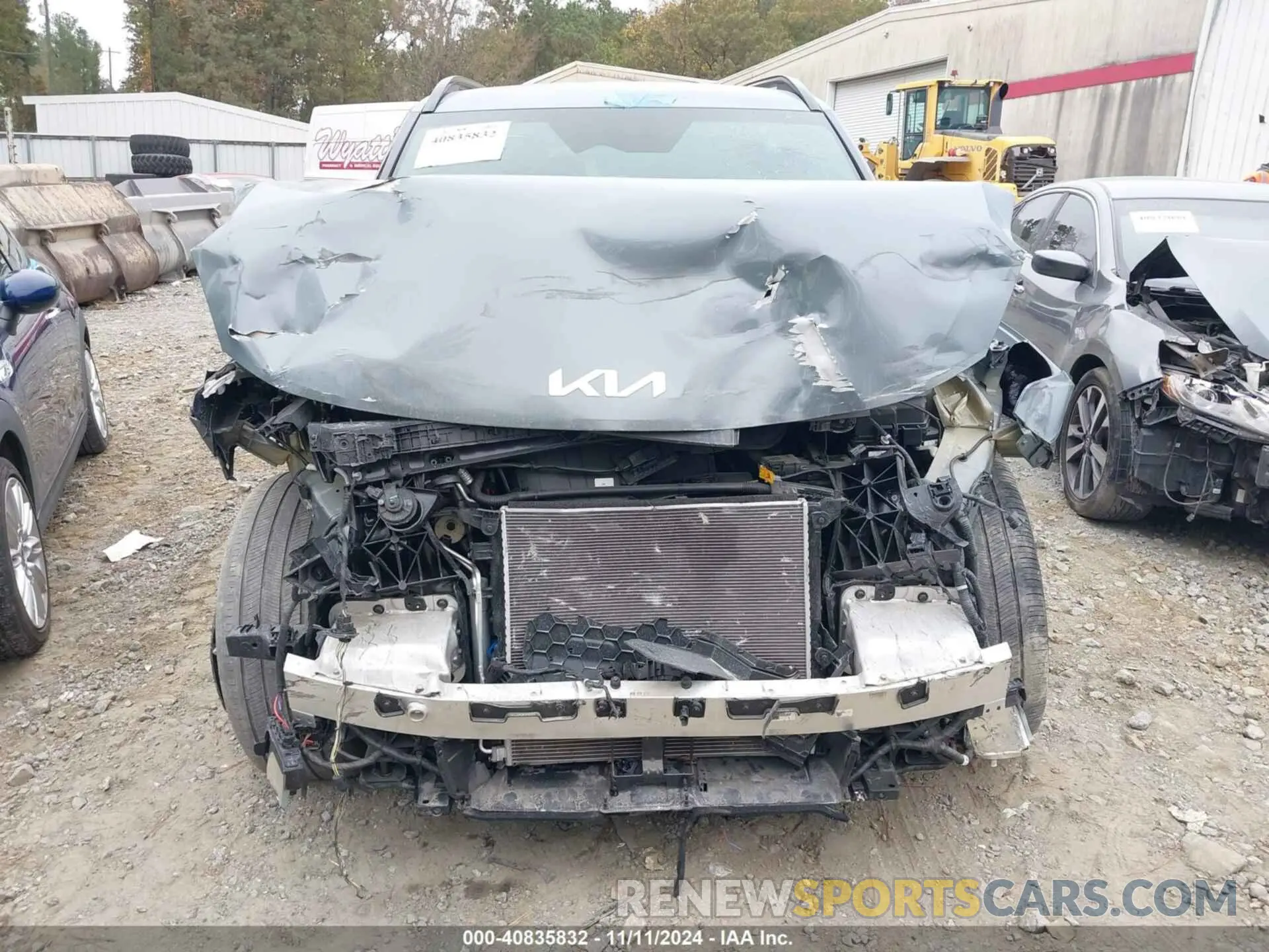 6 fotografías del automóvil dañado KNDAEFS54R6030209 KIA EV9 2024