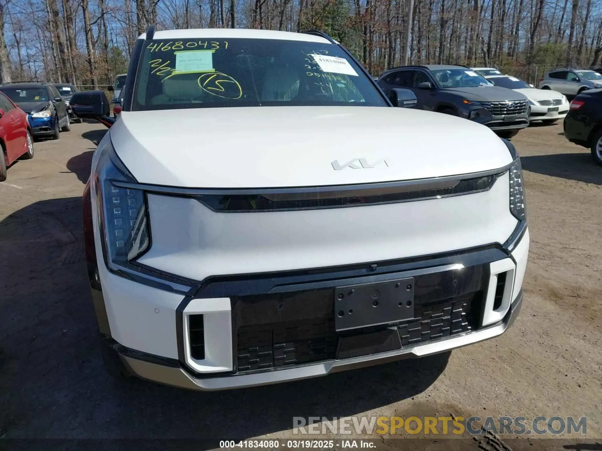 12 fotografías del automóvil dañado KNDAEFS57R6051474 KIA EV9 2024