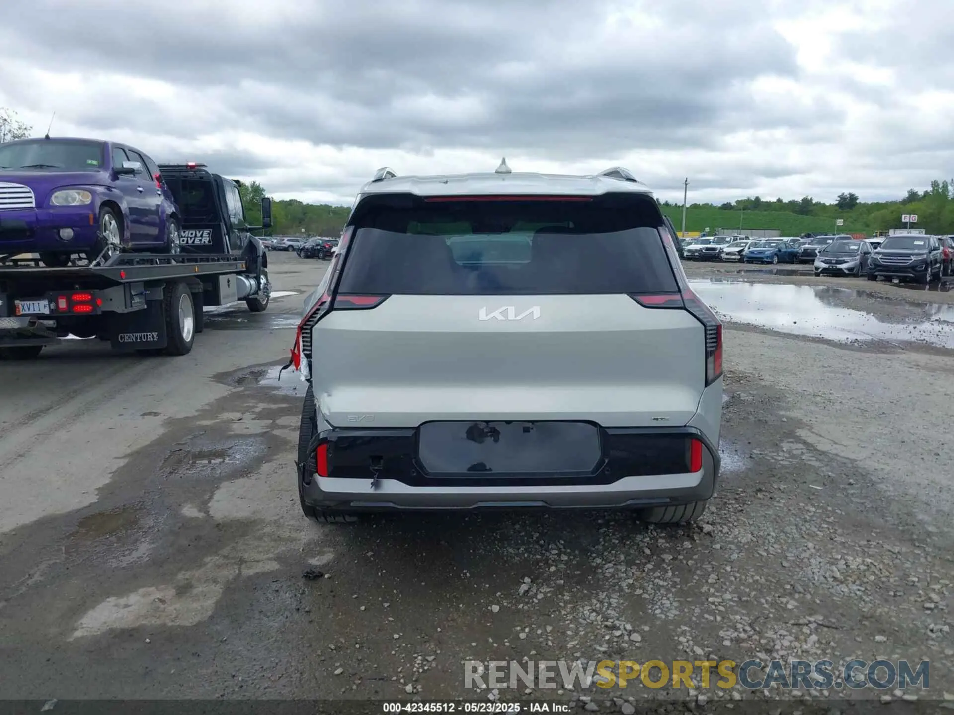 15 fotografías del automóvil dañado KNDAEFS59R6033333 KIA EV9 2024