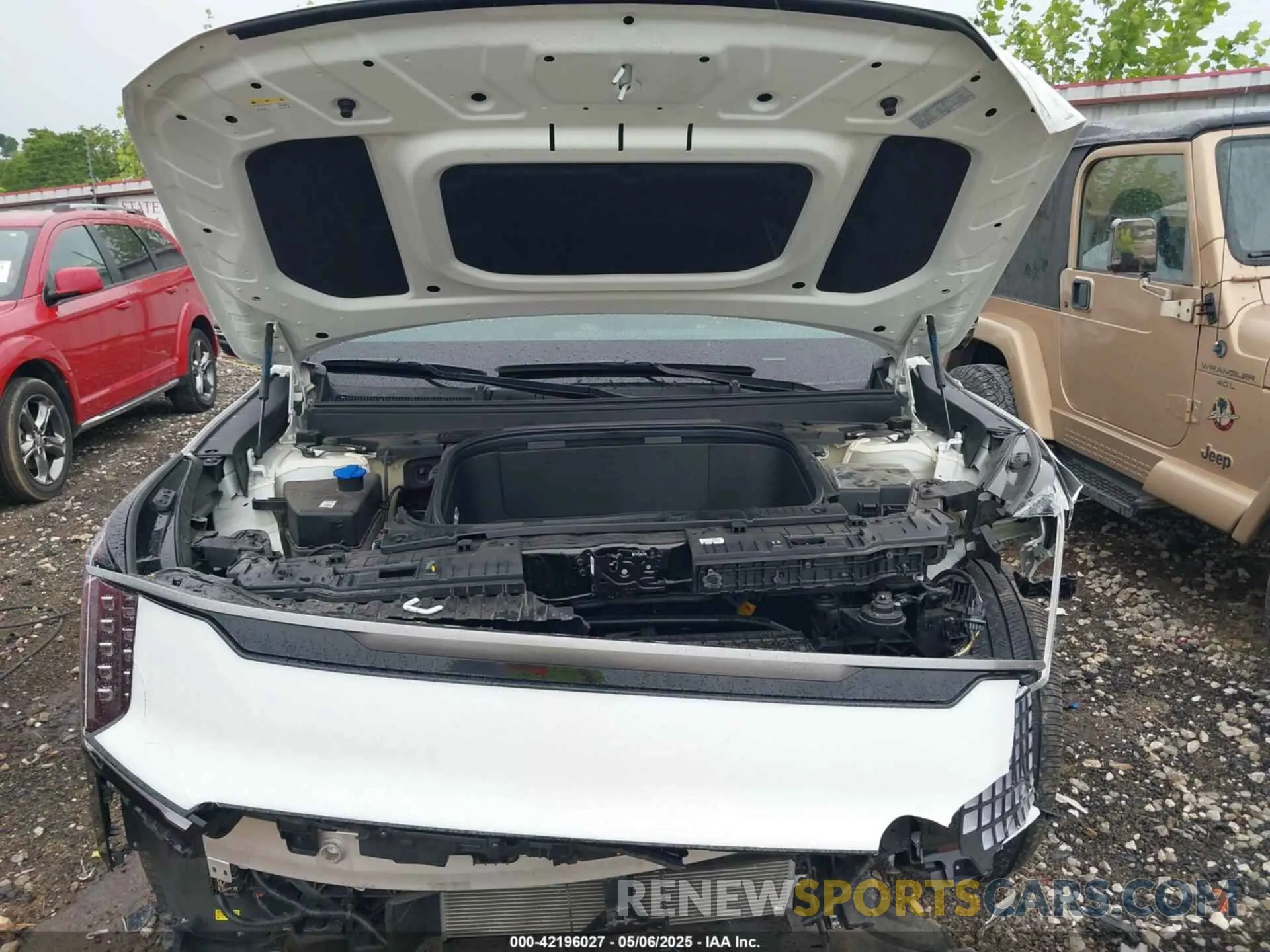 10 fotografías del automóvil dañado KNDAEFS5XR6022129 KIA EV9 2024