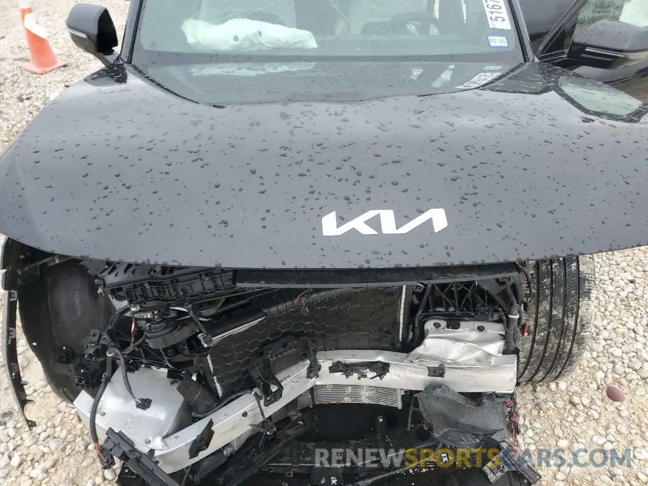 12 fotografías del automóvil dañado KNDAEFS52R6040494 KIA EV9 GT LIN 2024