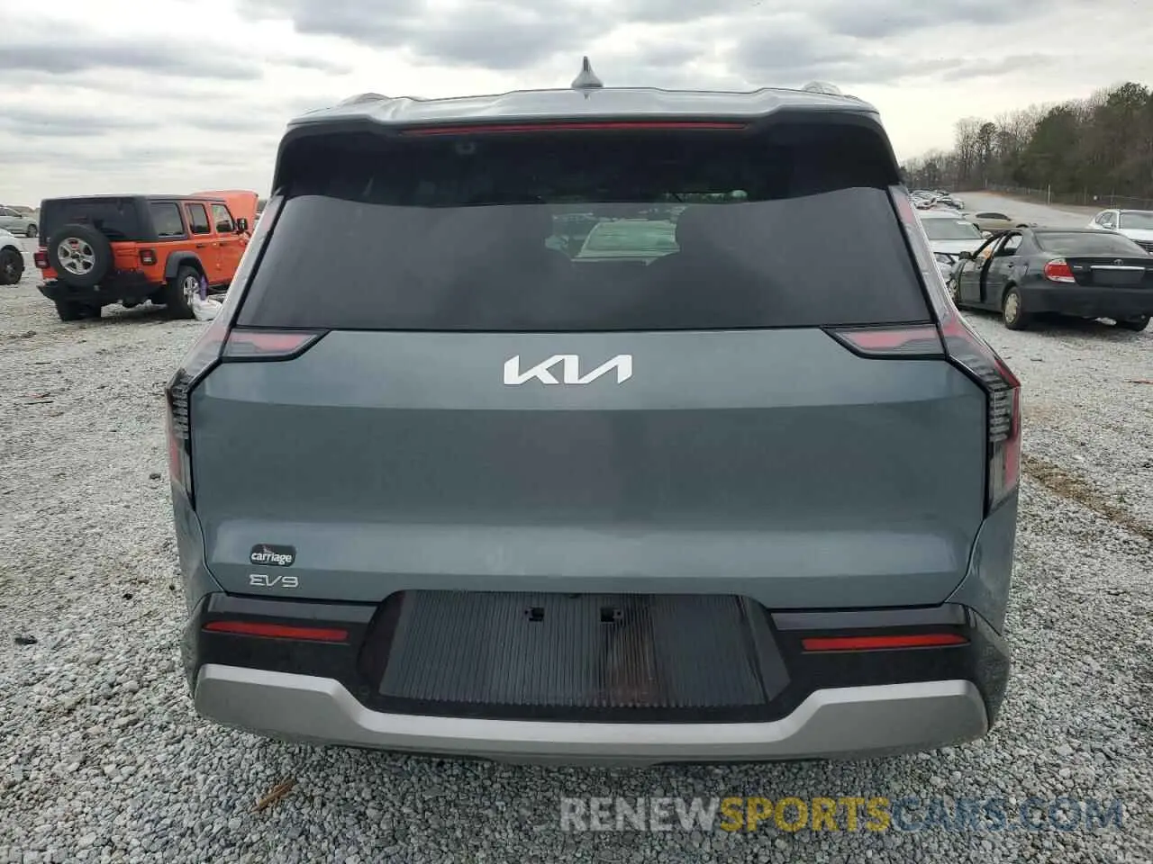 6 fotografías del automóvil dañado KNDADFS52R6044614 KIA EV9 LAND 2024