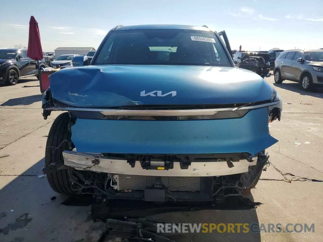 5 fotografías del automóvil dañado KNDADFS53R6035792 KIA EV9 LAND 2024