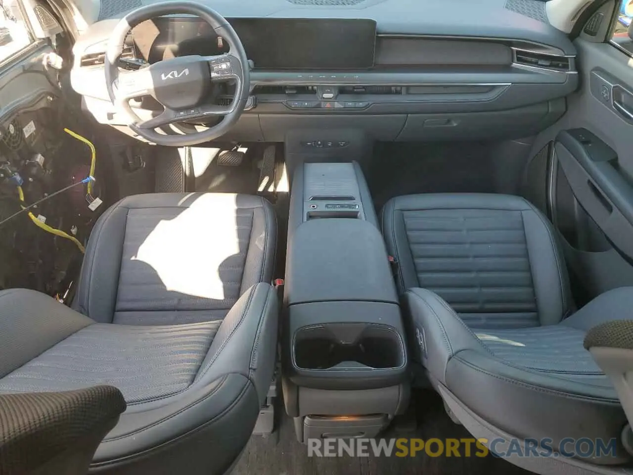 8 fotografías del automóvil dañado KNDADFS53R6035792 KIA EV9 LAND 2024