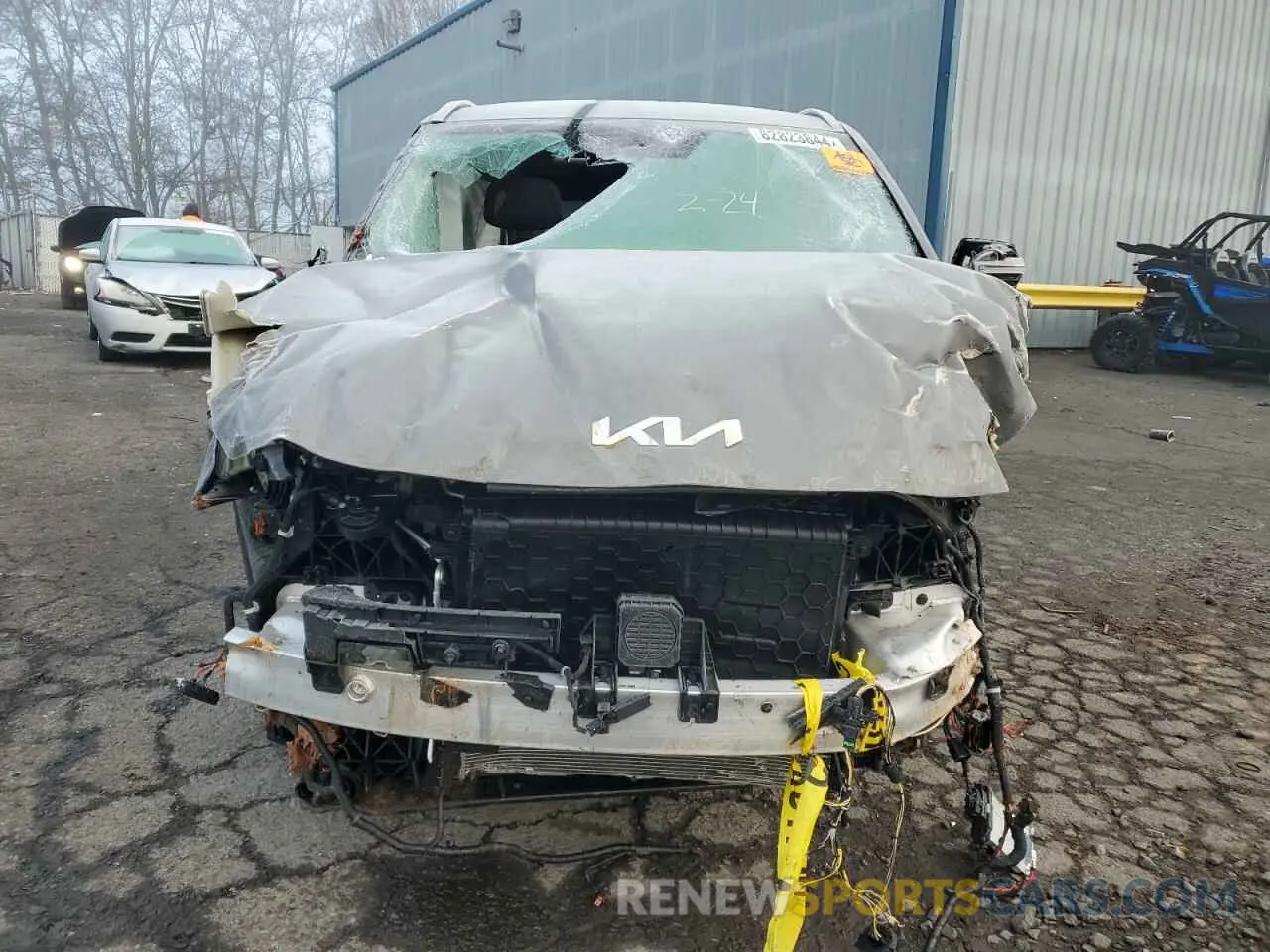 5 fotografías del automóvil dañado KNDADFS5XR6045008 KIA EV9 LAND 2024