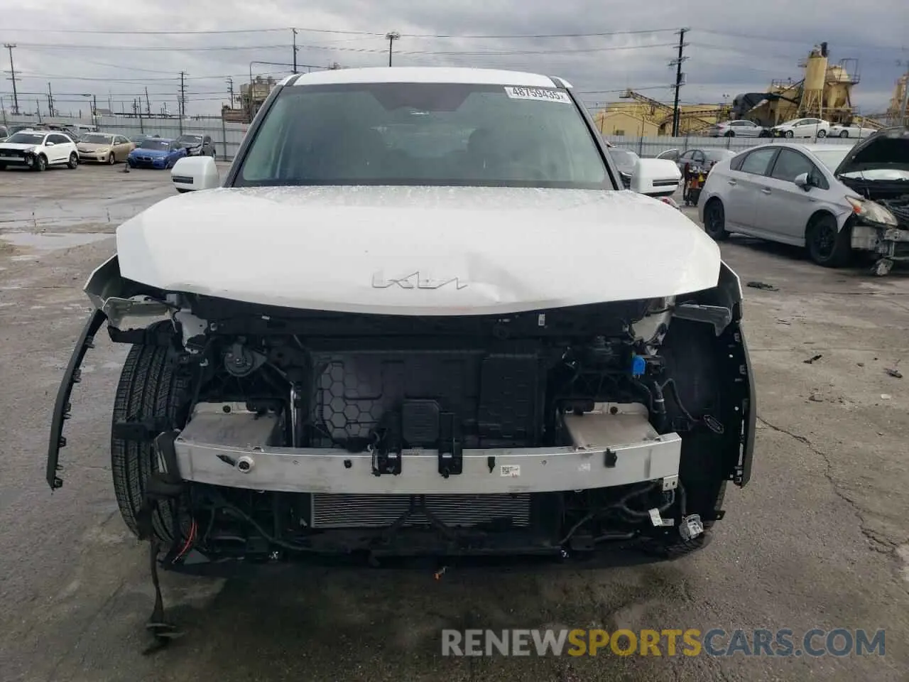 5 fotografías del automóvil dañado KNDAB5S10R6050747 KIA EV9 LIGHT 2024