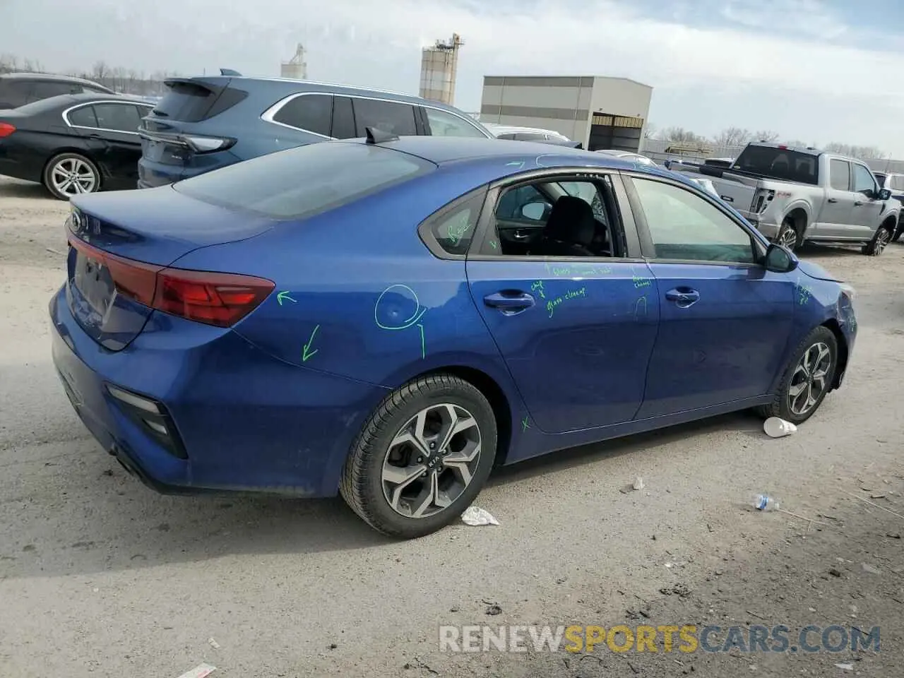 3 fotografías del automóvil dañado 3KPF24AD1KE008843 KIA FORTE 2019