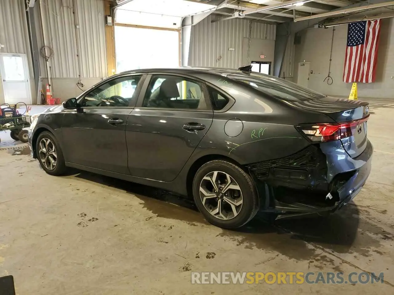 2 fotografías del automóvil dañado 3KPF24AD1KE086393 KIA FORTE 2019