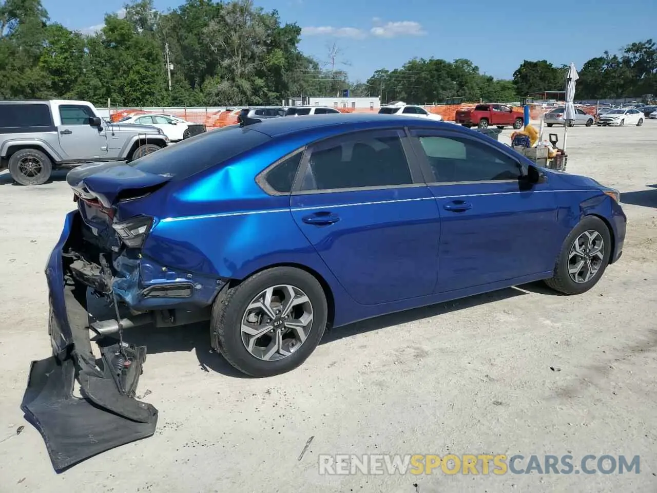 3 fotografías del automóvil dañado 3KPF24AD2KE065696 KIA FORTE 2019