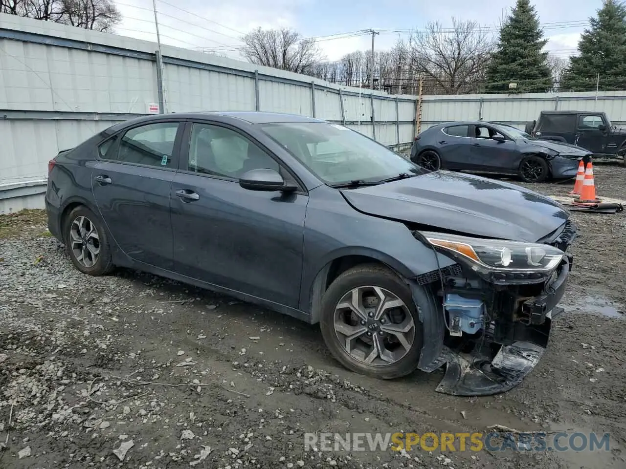 4 fotografías del automóvil dañado 3KPF24AD2KE074611 KIA FORTE 2019